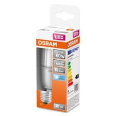 Osram LED žárovka E27 STICK 8W = 60W 806lm 4000K Neutrální bílá