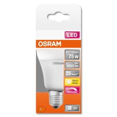 Osram Stmívatelná LED žárovka E27 A60 10,5W = 75W 1055lm 2700K Teplá bílá