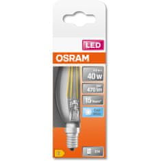 Osram LED žárovka E14 SVÍČKA 4W = 40W 470lm 4000K Neutrální bílá