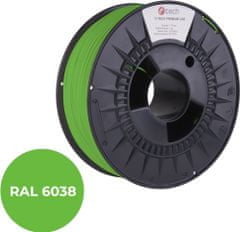 C-Tech PREMIUM LINE tisková struna (filament), ASA, 1,75mm, 1kg, luminiscenční zelená (3DF-P-ASA1.75-6038)