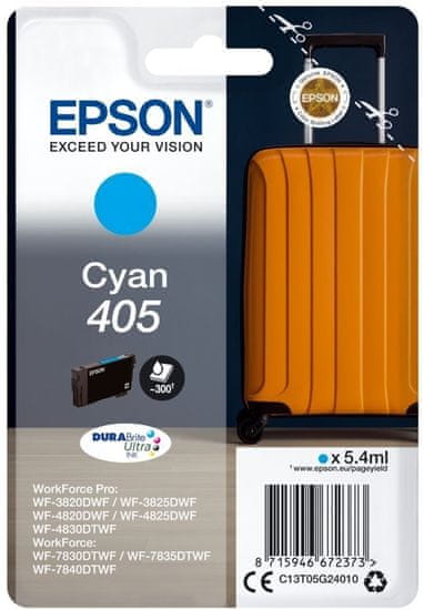 Epson C13T05G24010, Epson 405, azurová