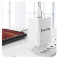 BWOO rychlá usb-c pd qc 20w 3a nástěnná nabíječka