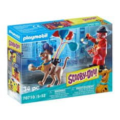 Playmobil Scooby-Doo s duchem klauna , Scooby-Doo, 34 dílků