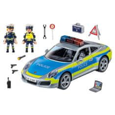 Playmobil Porsche 911 Carrera 4S Policie , Policie, 36 dílků