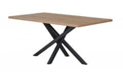 Matis Jídelní stůl PABLO X - dub artisan 140 × 80