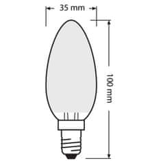 Osram LED žárovka E14 SVÍČKA B35 2,5W = 25W 250lm 4000K Neutrální bílá