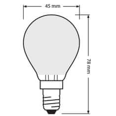 Osram LED žárovka E14 P45 5,5W = 60W 806lm 2700K Teplá bílá