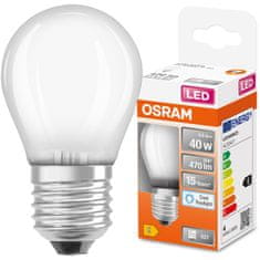 Osram LED žárovka E27 P45 4W = 40W 470lm 6500K Studená bílá 