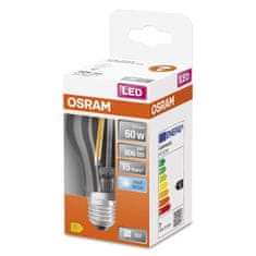 Osram LED žárovka E27 A60 6,5W = 60W 806lm 4000K Neutrální bílá FILAMENT