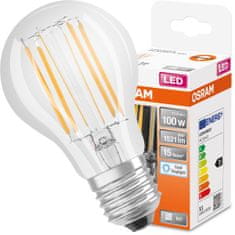 Osram LED žárovka E27 A60 11W = 100W 1521lm 6500K Studená bílá