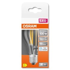 Osram LED žárovka E27 A60 11W = 100W 1521lm 6500K Studená bílá