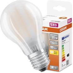 Osram LED žárovka E27 A60 3W = 25W 250lm 2700K Teplá bílá 