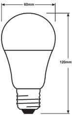 Osram LED žárovka E27 A60 6W = 40W 470lm 2700K Teplá bílá SE SENZOREM SOUMRAKU