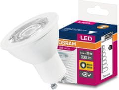 Osram LED žárovka GU10 2,8W = 35W 230lm 2700K Teplá bílá 36°