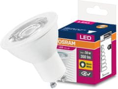 Osram LED žárovka GU10 4,5W = 50W 350lm 2700K Teplá bílá 36°