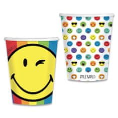 Papírové kelímky Smiley World objem 0,25 l, 8 ks