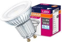 Osram LED žárovka GU10 6,9W = 80W 575lm 6500K Studená bílá 120°