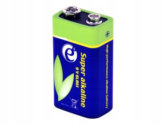 Gembird Baterie EG-BA-6LR61-01 6LR61 500mAh 9V 1 ks.