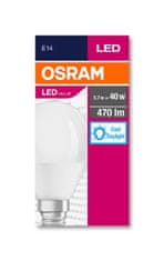 Osram LED žárovka E14 P45 5,7W = 40W 470lm 6500K Studená bílá