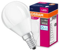 Osram LED žárovka E14 P45 5,7W = 40W 470lm 6500K Studená bílá