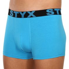 Styx Pánské boxerky sportovní guma světle modré (G1169) - velikost XXL