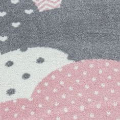 Oaza koberce Dětský koberec Bambi Clouds růžový 80 cm x 150 cm