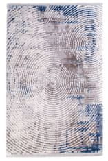 Oaza koberce Akrylový koberec Experience Circles modrošedý 80 cm x 150 cm