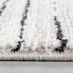 Oaza koberce Berberský polyesterový geometrický krémový koberec 80 cm x 150 cm