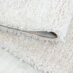 Oaza koberce Brilantní krémový chlupatý polyesterový koberec 160 cm x 230 cm