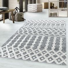 Oaza koberce 3D La Casa moderní šedý krémový koberec 140 cm x 200 cm
