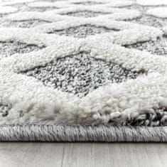 Oaza koberce 3D La Casa moderní šedý krémový koberec 140 cm x 200 cm