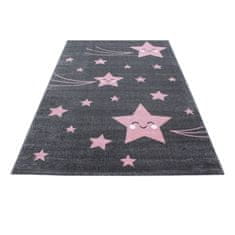 Oaza koberce Dětský koberec Dětské hvězdy růžové 160 cm x 230 cm