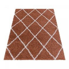 Oaza koberce Cihlový koberec Alvor shaggy 60 cm x 110 cm