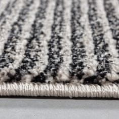 Oaza koberce Berberský antracitový polyesterový koberec 140 cm x 200 cm