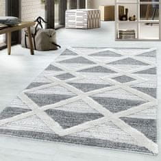 Oaza koberce 3D La Casa krémově šedý moderní koberec 160 cm x 230 cm