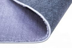 Oaza koberce Stříbrný plyšový koberec Catwalk 160 cm x 220 cm