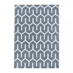 Oaza koberce Costa moderní koberec ve tvaru rybí kosti šedý 240 cm x 340 cm