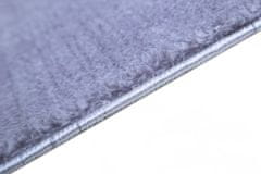 Oaza koberce Stříbrný plyšový koberec Catwalk 160 cm x 220 cm