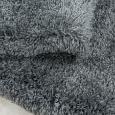 Oaza koberce Chlupatý koberec Super Soft světle šedý shaggy 80 cm x 250 cm