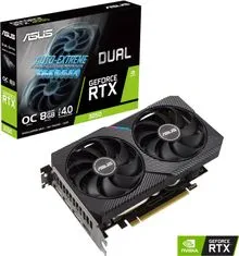 ASUS GeForce DUAL-RTX3050-O8G, LHR, 8GB GDDR6