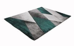 Oaza koberce Diamond new 3D Geometrics zelený koberec 160 cm x 220 cm