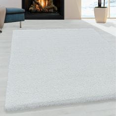 Oaza koberce Chlupatý koberec Super Soft white shaggy 80 cm x 150