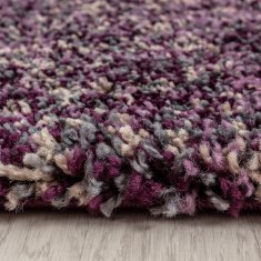 Oaza koberce Užijte si huňatý koberec fialový vícebarevný 200 cm x 290 cm
