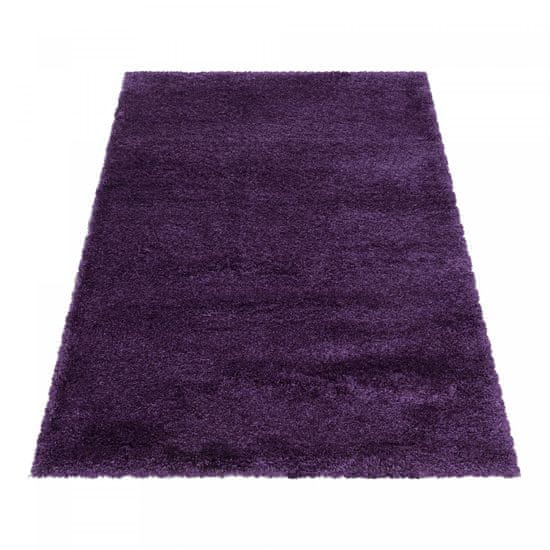 Oaza koberce Chlupatý koberec Super Soft purple shaggy 80 cm x 150 cm