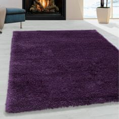 Oaza koberce Chlupatý koberec Super Soft purple shaggy 80 cm x 150 cm