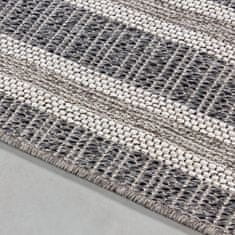 Oaza koberce Plochý koberec Aruba šedý 80 cm x 250