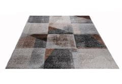 Oaza koberce Diamond New 3D Patchwork šedobéžový koberec 80 cm x 140 cm