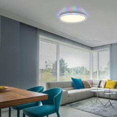 PAUL NEUHAUS LEUCHTEN DIREKT is JUST LIGHT LED stropní svítidlo, bílé, CCT, RGB, dálkový ovladač, stmívatelné 2700-5000K