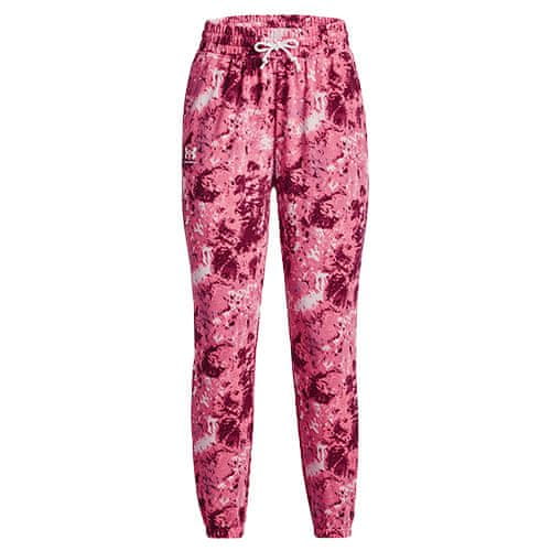Under Armour Rival Terry Print Jogger-PNK, Rival Terry Print Jogger-PNK | 1373040-669 | LG