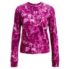 Under Armour Rival Terry Print Crew-PPL, Rival Terry Print Crew-PPL | 1373036-577 | MD